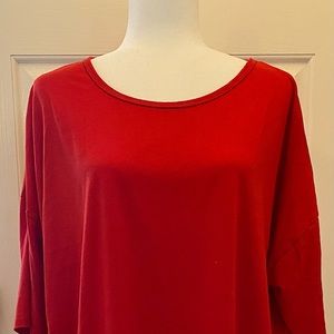 Red LLR Irma Tunic, size L